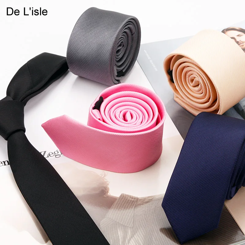 Hamocigia China Factory Custom Made Man Elegant Slim Skinny Modern Pure Silk Ties