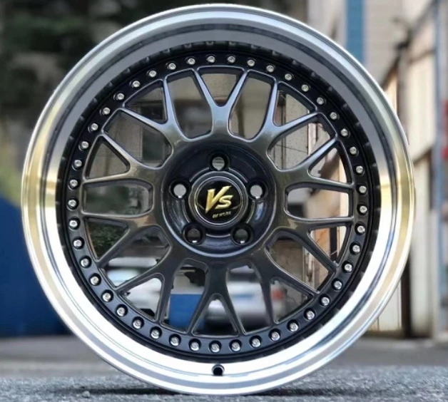 Flrocky 14 15 16 17 18 20 Inch Passenger Car Alloy Wheel Rims 4*100 5*100/105/108/110/112/114.3/120/130 Fiat Alfa