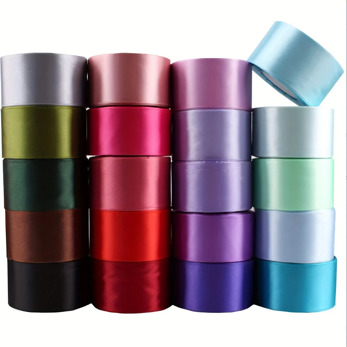 pink pleated packaging box with ribbon thermal transfer 2in satin ribbons silk bow decoration striped webbing ribbon