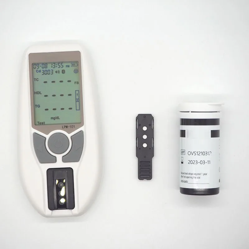 Multifunctional Health Care 3 in 1 Portable Digital Blood Lipids Analyzer glucose cholesterol and uric acid triglycerides Meter