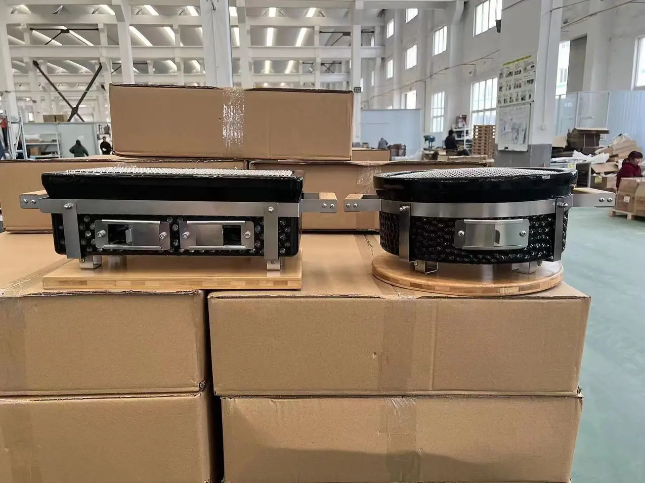 MCD factory direct sales indoor portable Round Japanese table  ceramic kamado bbq