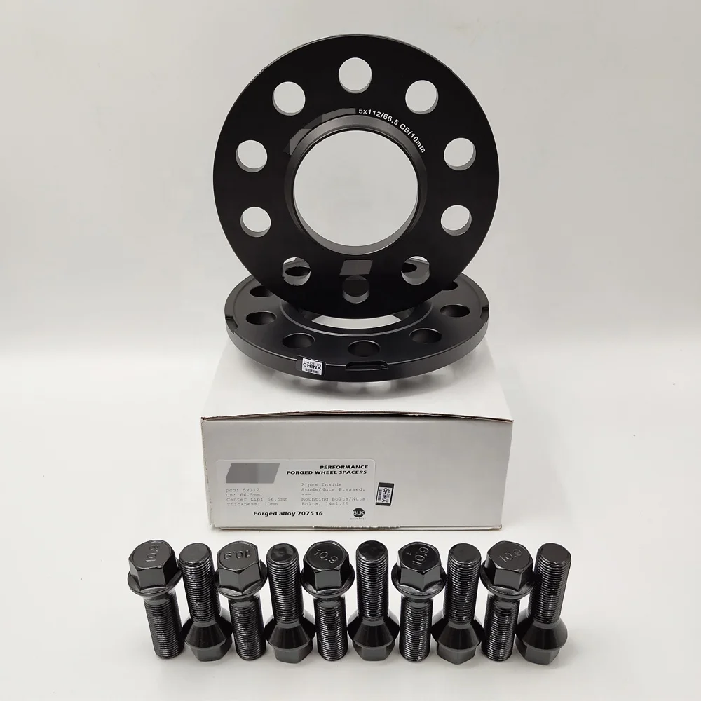 BOTRAK High quality t6 7075 10mm car wheel spacer 5x112 for bmw mini clubman traveller convertible Five door hatch