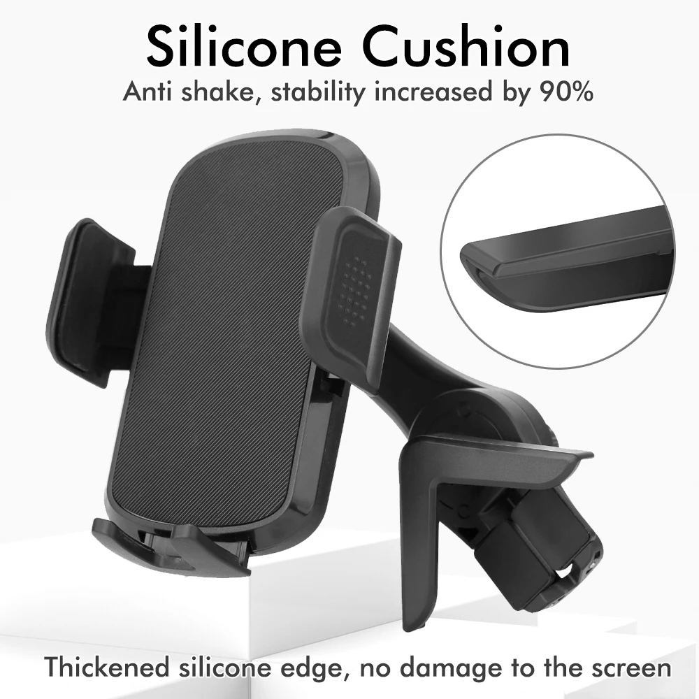 Factory Direct Sales Multi-function Mobile Phone Stand 360 Degrees Rotation Flexible Adjustable Car Mobile Phone Stand