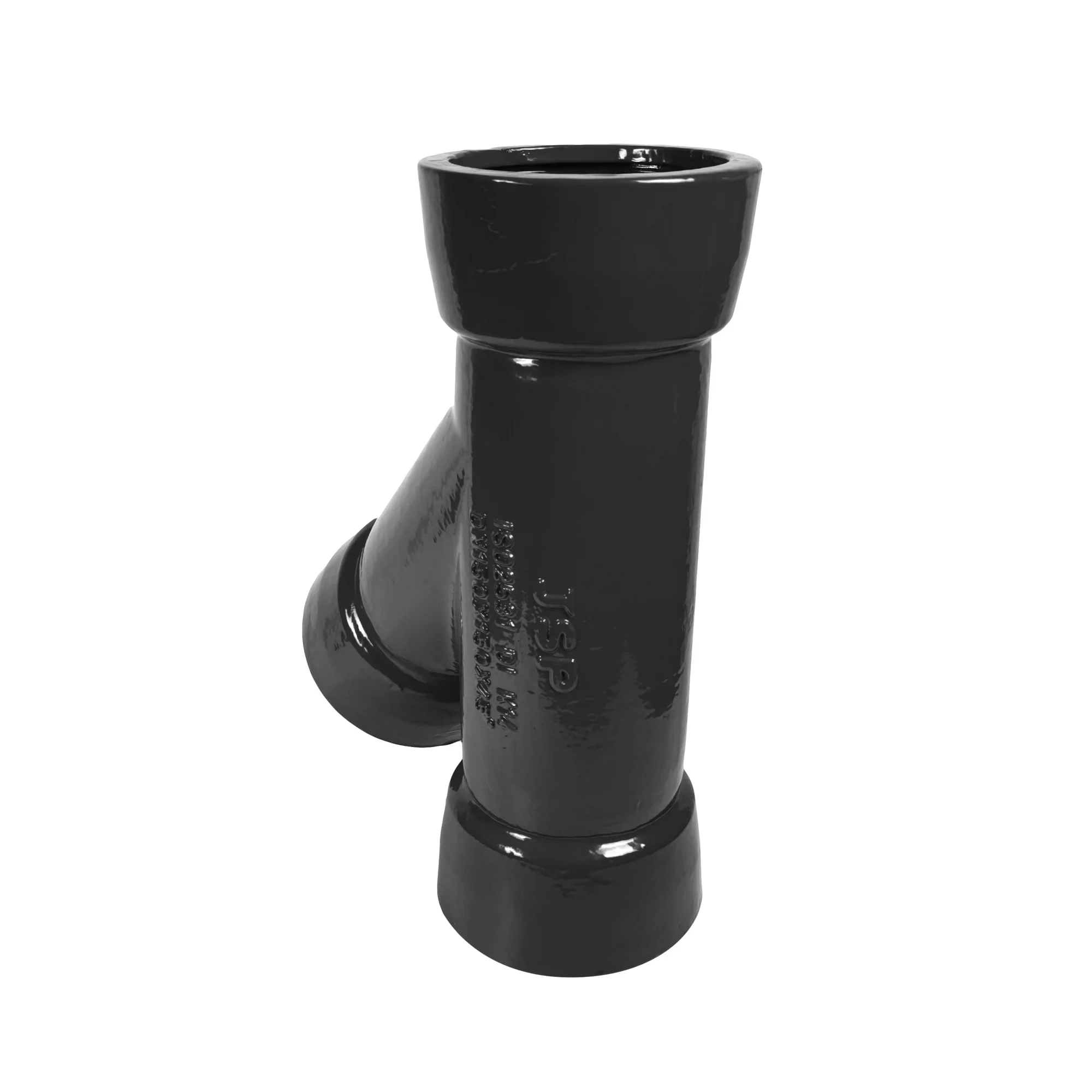 JSP iISO2531 PN10/16/25  Angle Branch Tee DN80-500 DI Pipe Fittings Ductile Iron All Flanged Tee With 45 Degree Angle Branch