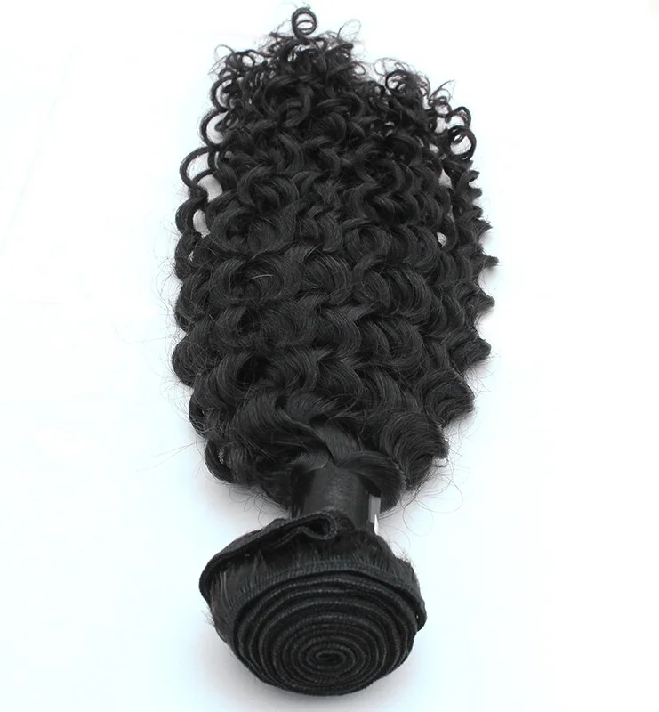 
Qingdao Hair Factory Best Quality Unprocessed 10a Mink Cuticle Aligned Brazilian Human Hair Curly Bundles Extension 