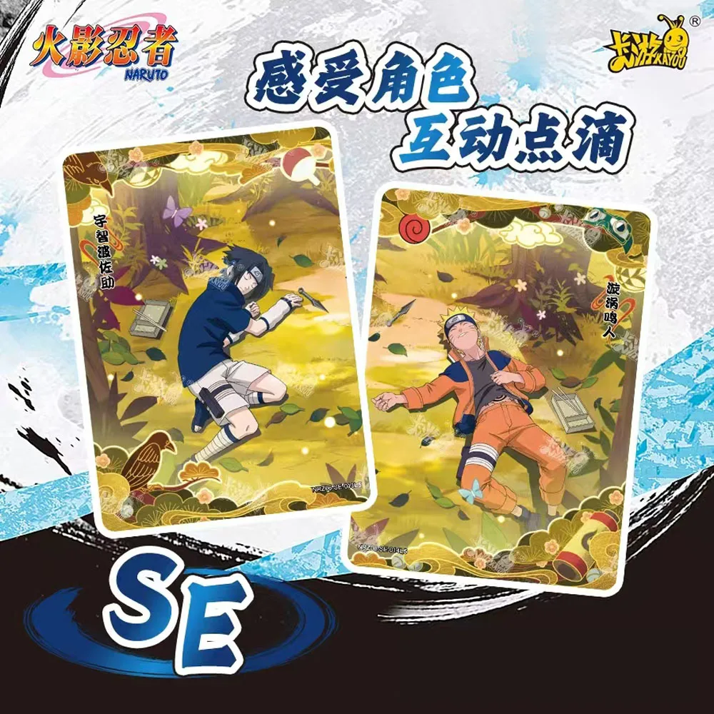 Wholesale Narutoes Kayou T4W6 NEW Edition Anime Trading Card Collection Paper-Based Bronzing Barrage Flash Cards Original