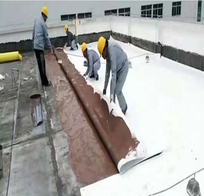 1.5mm Fleece Backing Waterproof Membrane PVC Sheet Plastic sheet roll for roof