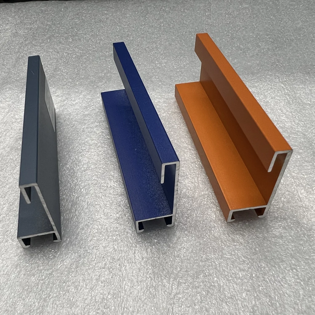 brush gold silver black color 35mm frame wall mounted bedroom picture photo frame extrusion aluminium profile