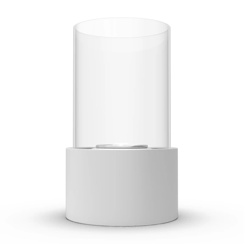 Hot Sale Table Fire Pit Desktop Burner Round Gel Fire Burner Mini Tabletop Garden Fireplace