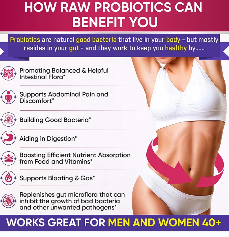 Best Probiotic Supplement 900 Billion CFU Probiotics Capsules Nutrition Essentials Highest Rated Acidophilus ProbioticH