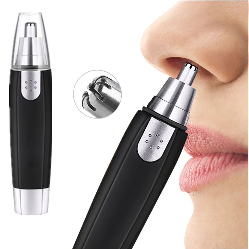Mini Delicate Rechargeable Waterproof Electric Set Ear & Nose Hair Trimmer For Men