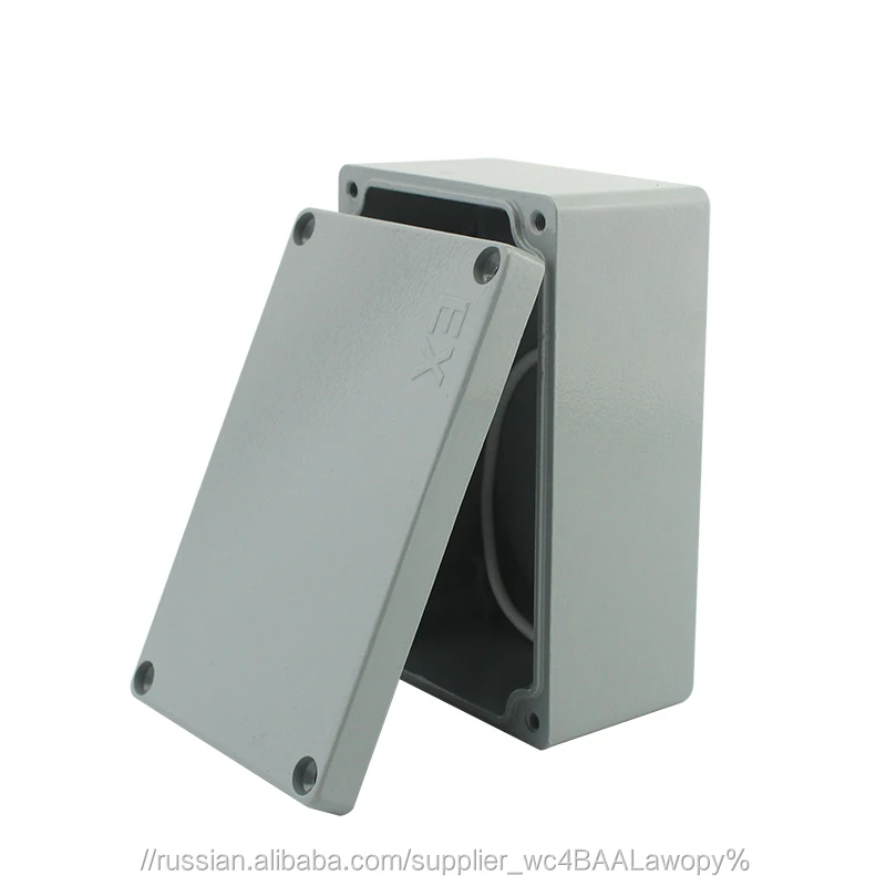 Заказной размер Открытый водонепроницаемый литье под давлением ex алюминиевая коробка ip68