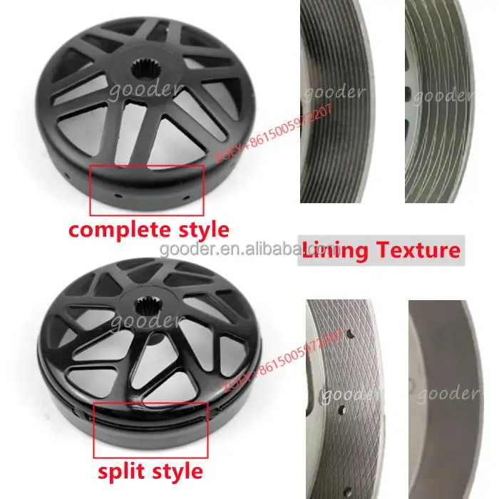 GOODER GY6 JOG корпус сцепления CVT гоночный мотоцикл крышка клатч колокольчик