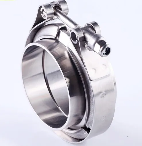 5.0inch 304SS V bolt clamp types exhaust pipe kit for car