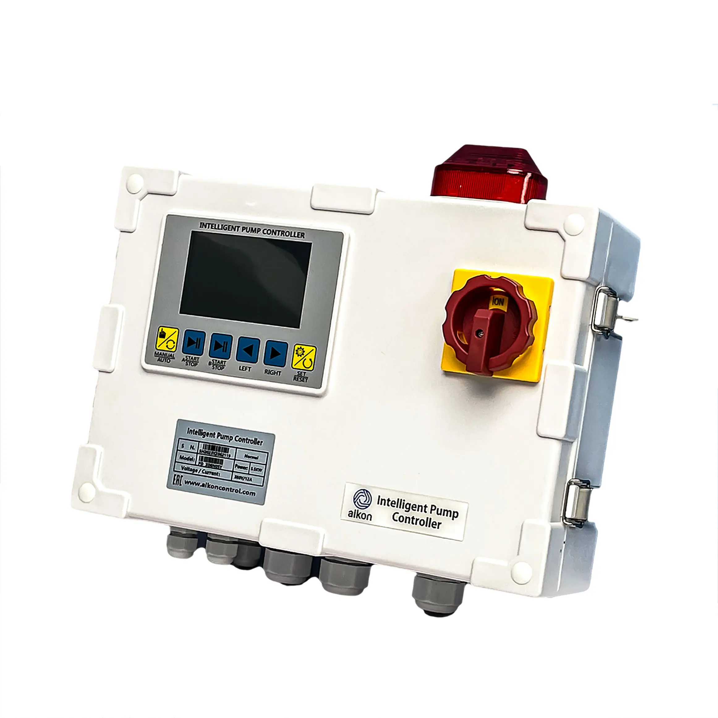 7.5kw 380v overload protection manual auto Level probe fully automatic intelligent water pump controller