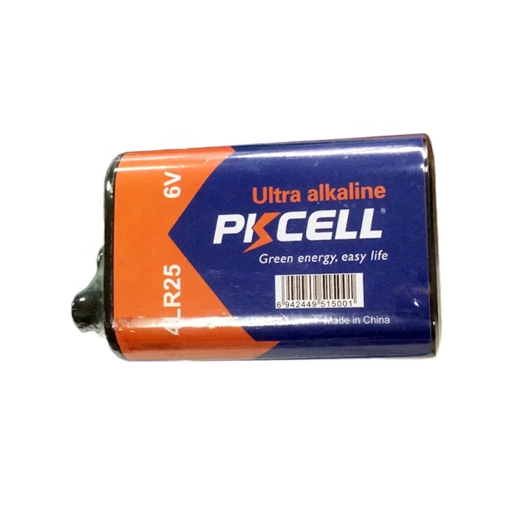 pkcell best primary alkaline battery 6v 4lr25 for health and houshold