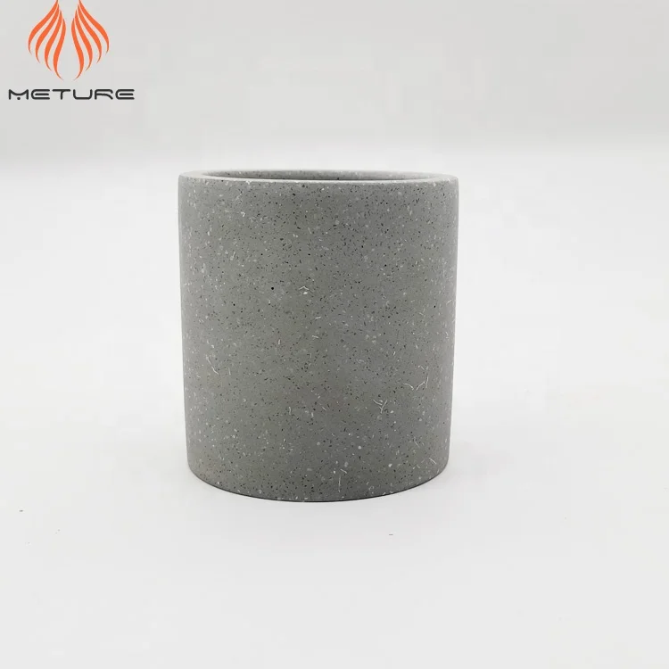 Various Red grey white terrazzo cement flower planters indoor