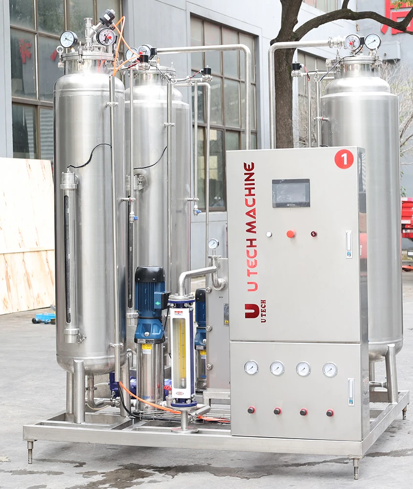 Автоматическая газированная машина для смешивания напитков СО2 пластиковых ПЭТ-колы