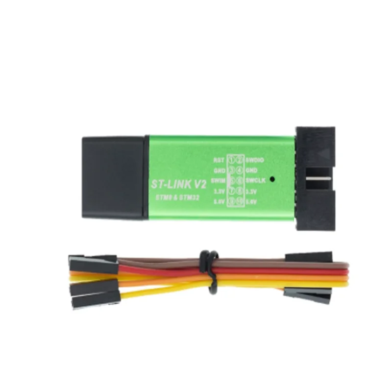 ST LINK Stlink ST-Link V2 Mini STM8 STM32 Simulator Download Programmer Programming With Cover DuPont Cable