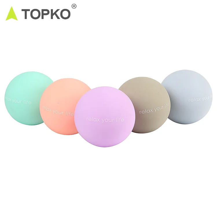 TOPKO ФИЗИОТЕРАПЕВТИЧЕСКИЙ Твердый Прочный силиконовый Массажный мяч lecrosse