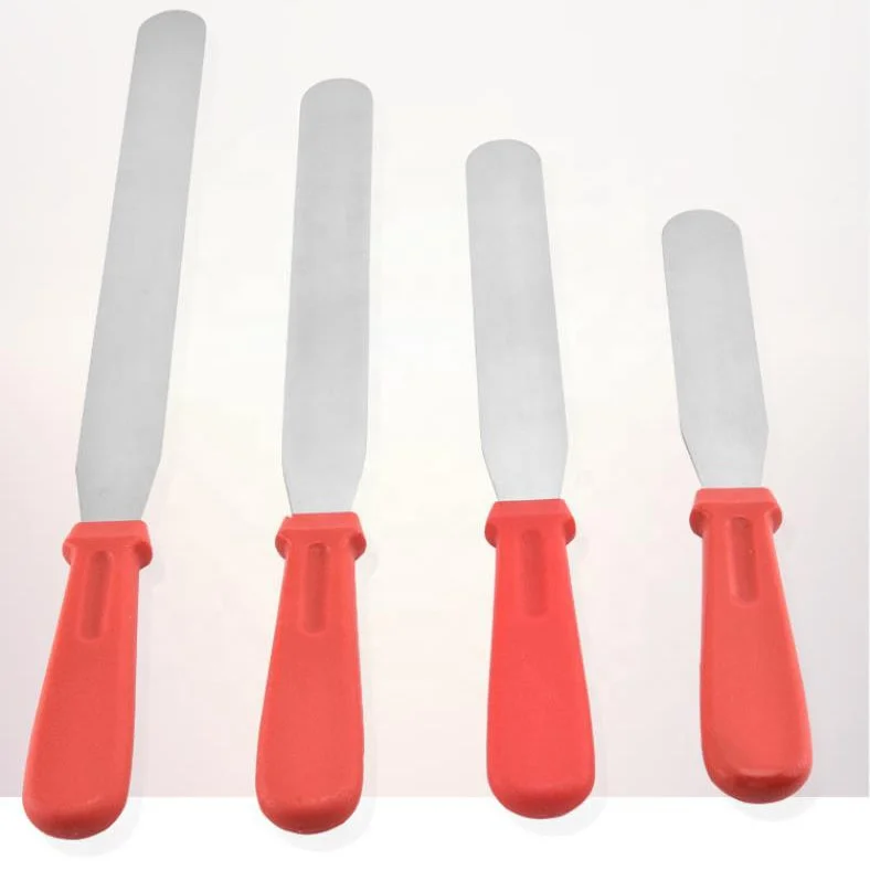 Baking Decoration tools plastic pp handle Frosting Smoother Kitchen Pastry stainless steel cake cream Icing Butter spatula