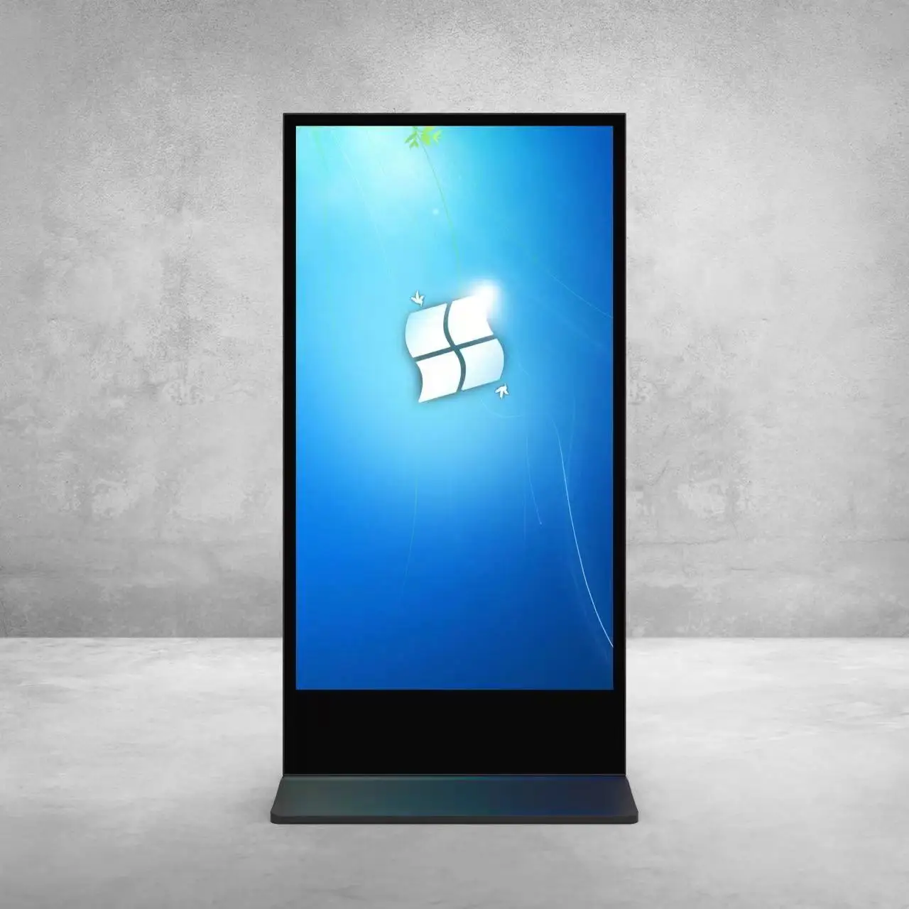 Крытый полноцветный светодиодный дисплей рекламный экран digital signage сенсорный напольная подставка