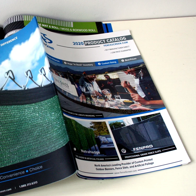 Professional Factory Custom Printing Full Color Paper Booklet Catalogue Brochure book Offset Paper Material Model Number Poster