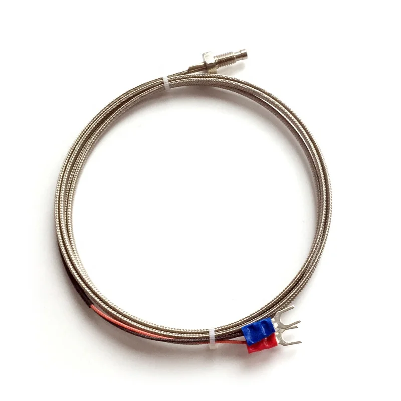6x70mm thermocouple rtd pt100 temperature sensor with m10x1.5 screw