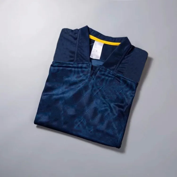 Polyester rugby polo shirt men practice tees