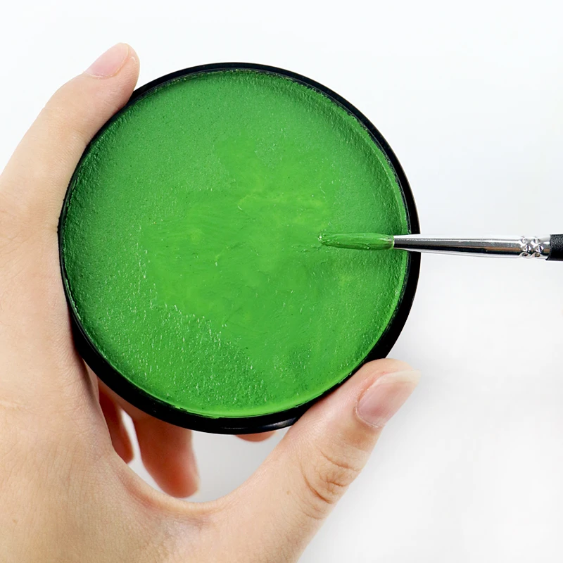 GP Non-toxic vegan water based professional face body paint cake washable body painting supplies for Halloween cosplay makeup