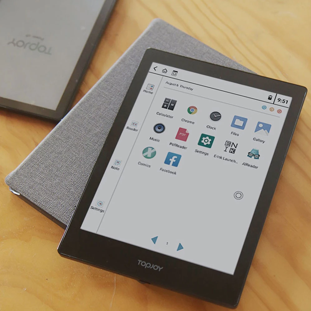 Shenzhen Affordable Color Ebook PDF Reader DES Color Screen e-reader runs Android OS