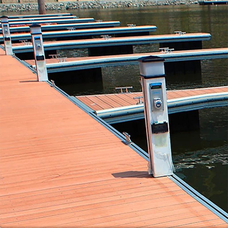New Stable Pontoon Bridge Sea Aluminum Floating Docks Pier Water Systems Aluminum Deck Covers Floats