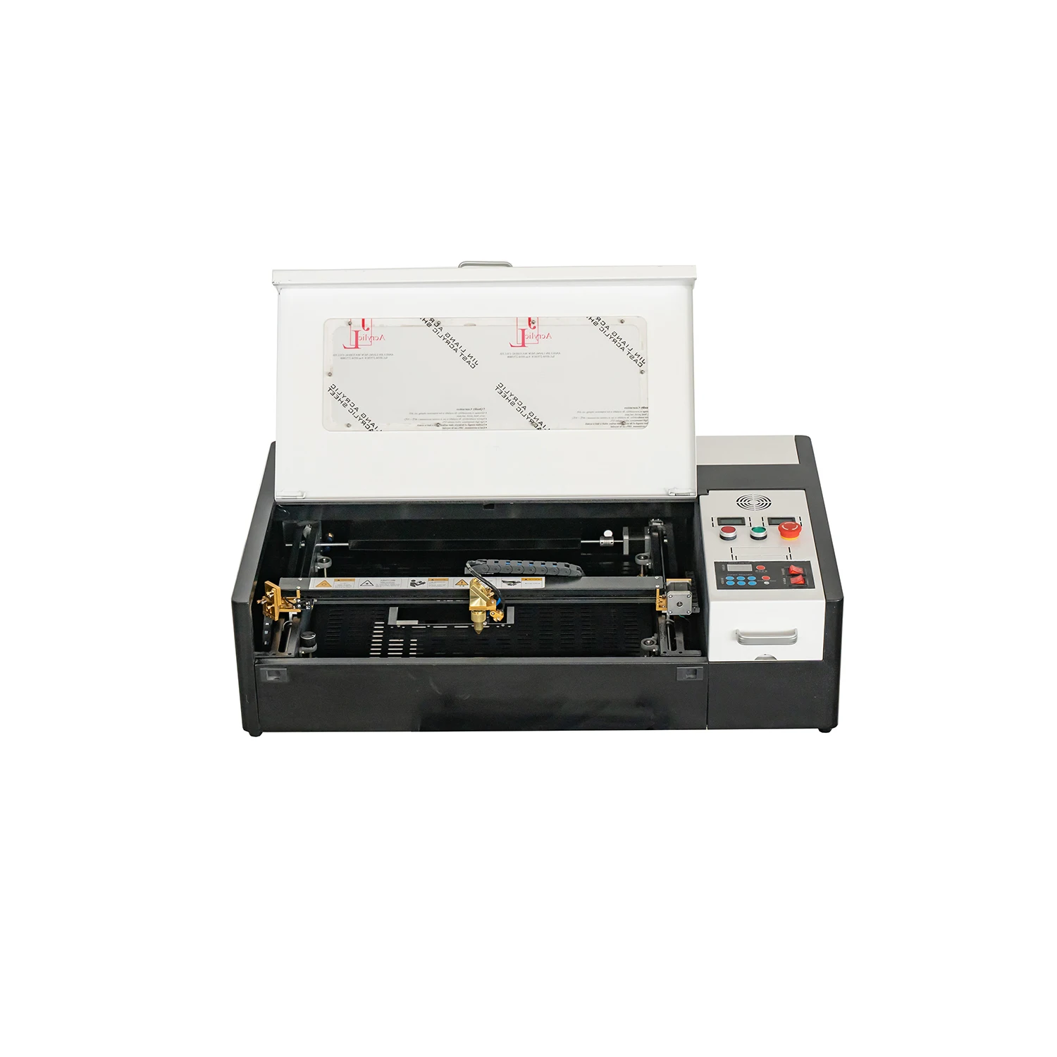 40W PVC Sample Wood DIY Laser Cutting Engraving Machine 50W 3050 CO2 Cake Topper Paper Material Featuring Laser Tube Motor Core