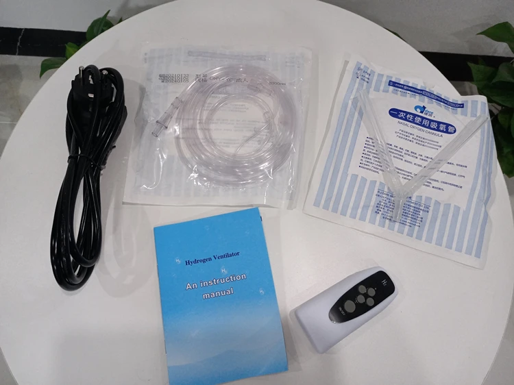 600ml hydrogen inhalation machine hydrogen inhaler SPE technology Pure water electrolysis