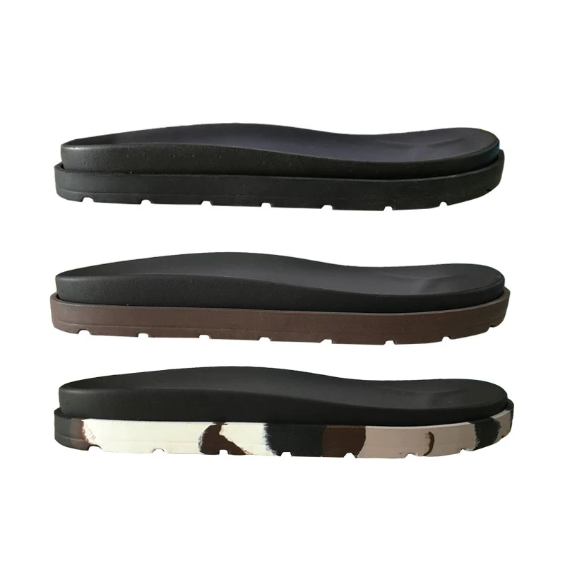 Latest Design Anti Deformation Durable Men Slide Slipper PU  Casual Shoe Outsole