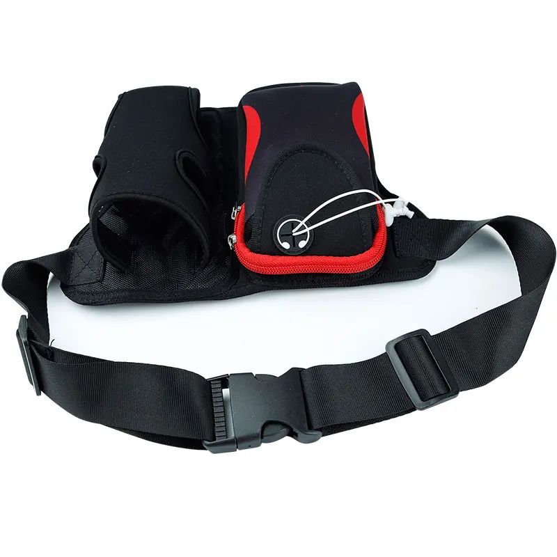 new design popular neoprene water bottle waist bag for iphone