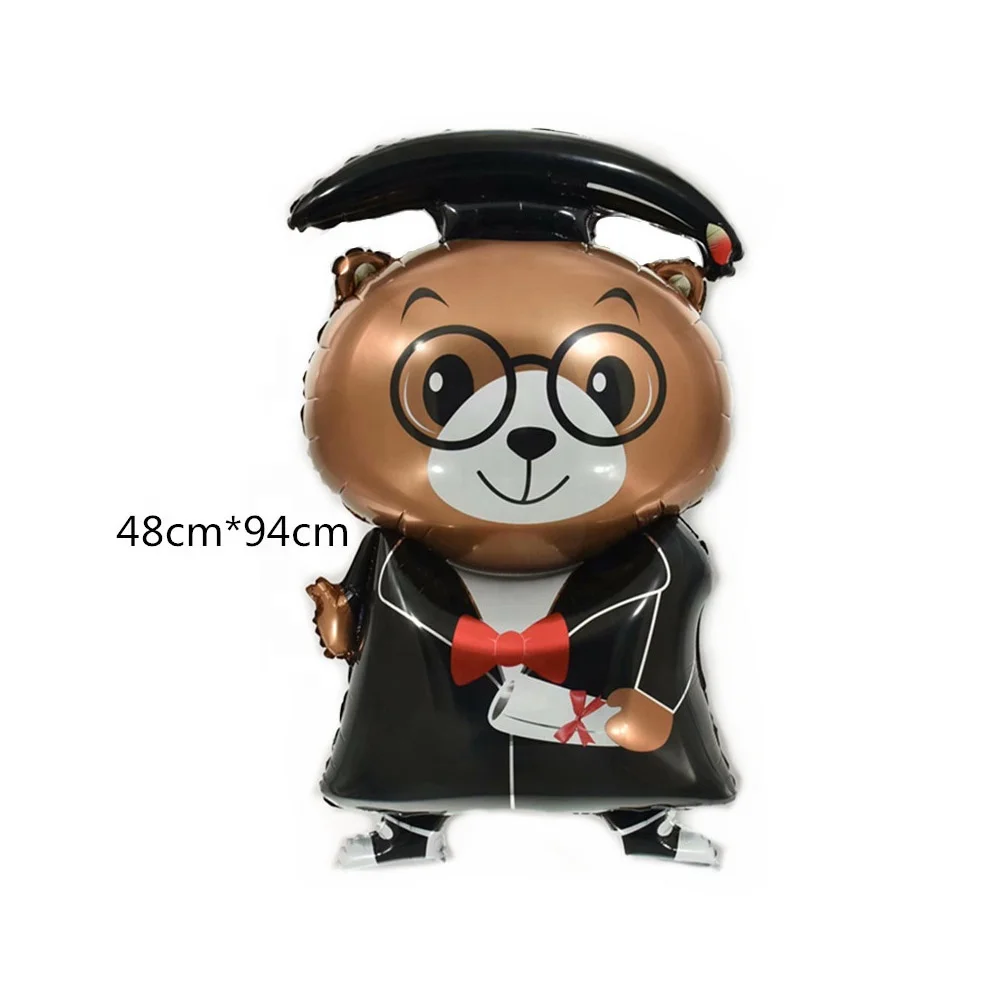 2024 Mylar Graduation Ballon Gift Stage Party Supplies Decoration Favor Decor Foil Helium Happy Graduation Balloons for Students