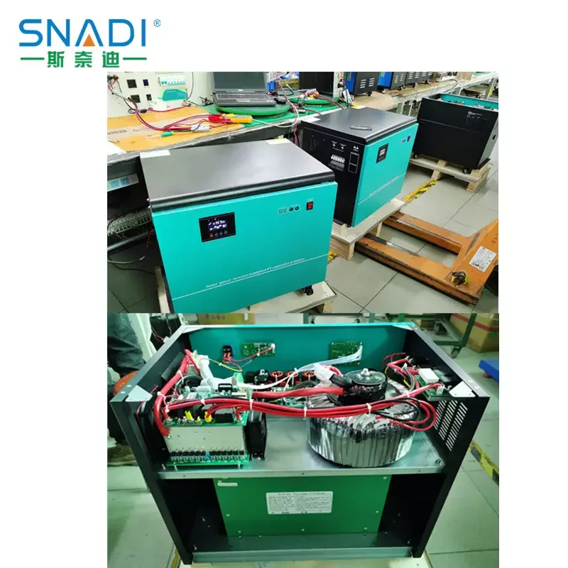 solar 3000w power generator 48v 3kw builds in 5120wh lithium battery solar power station all in one solar system