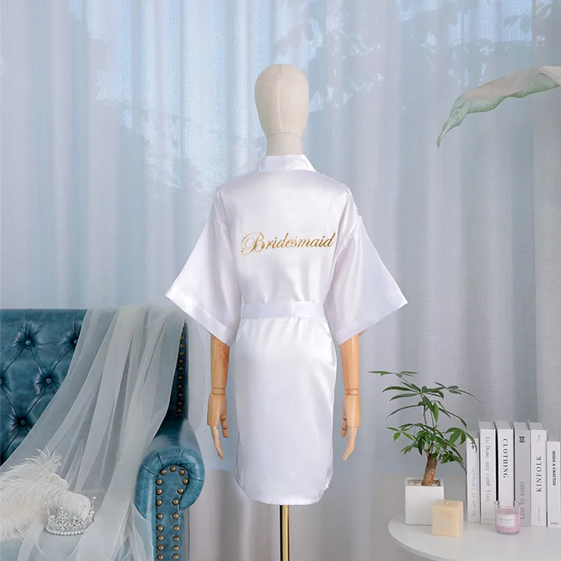 Bridal Dressing Gown Ladies Dressing Gown Wedding Makeup Bridesmaids Mothers Wedding Dressing Gown Cardigan Bathrobe