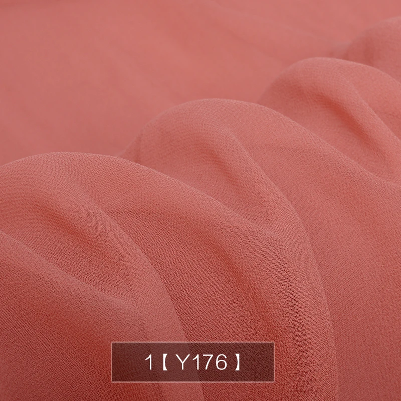No.4  wash silk texture12 colorset   in 100% pure georgette chiffon silk fabric