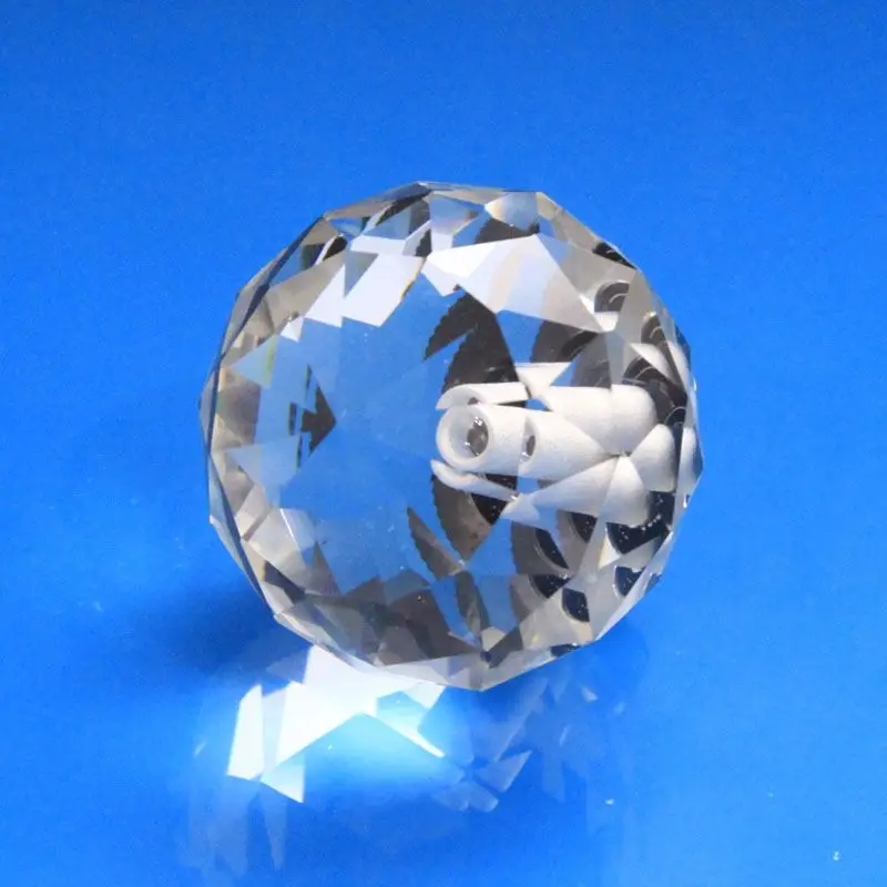 Multi-faceted crystal ball uncoated kaleidoscope filter lens special for camera