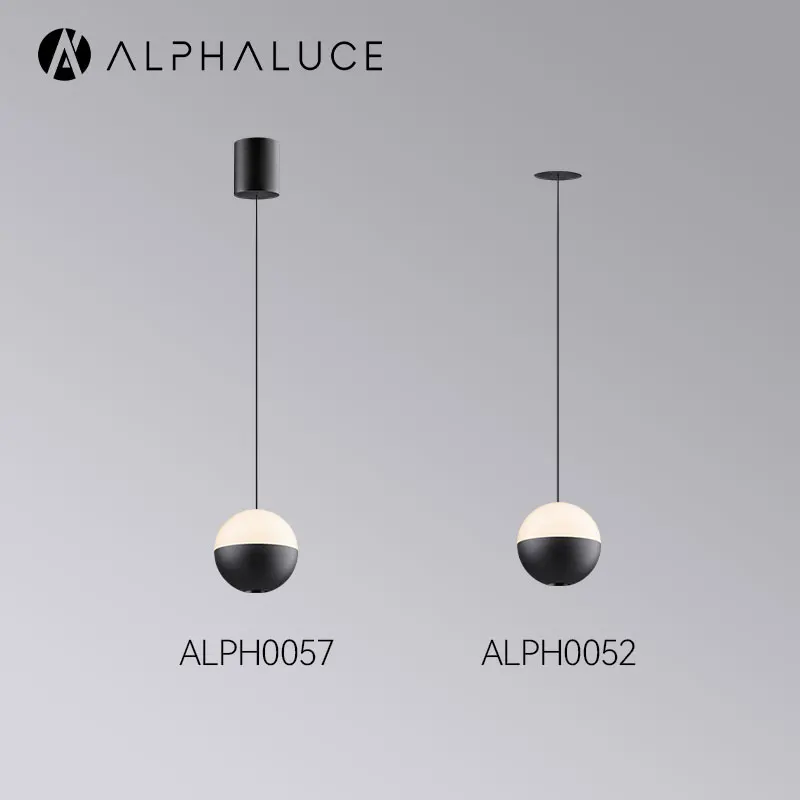Современный встраиваемый потолочный светильник Alphaluce подвесной светодиодный декоративный