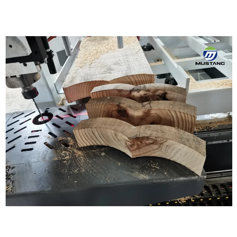 Mustang MT1500 CNC Electric Portable Band Sawmill Vertical Twin Bandsaw Timber Wood Planer Wood Cutting Saw