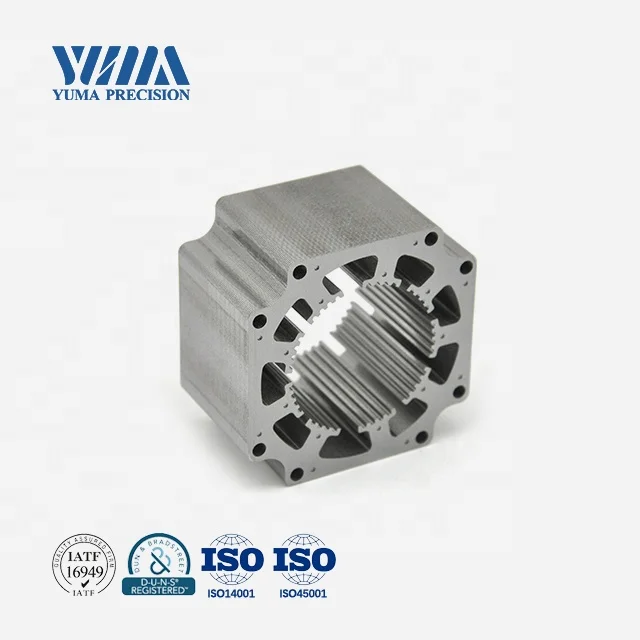 Professional  custom and product NEMA24 Three phase nine pole Stepper motor stator and rotor laminated iron core