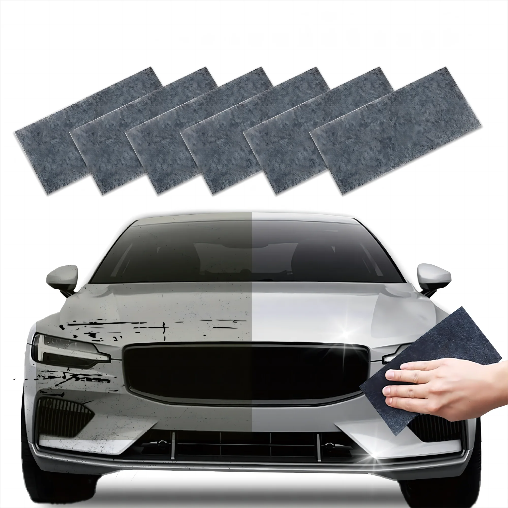 Nano Sparkle Anti-scratch Cloth For Car Scratches Surface Instant Polishing Cloth Smart Car Surface Repair Cloth
