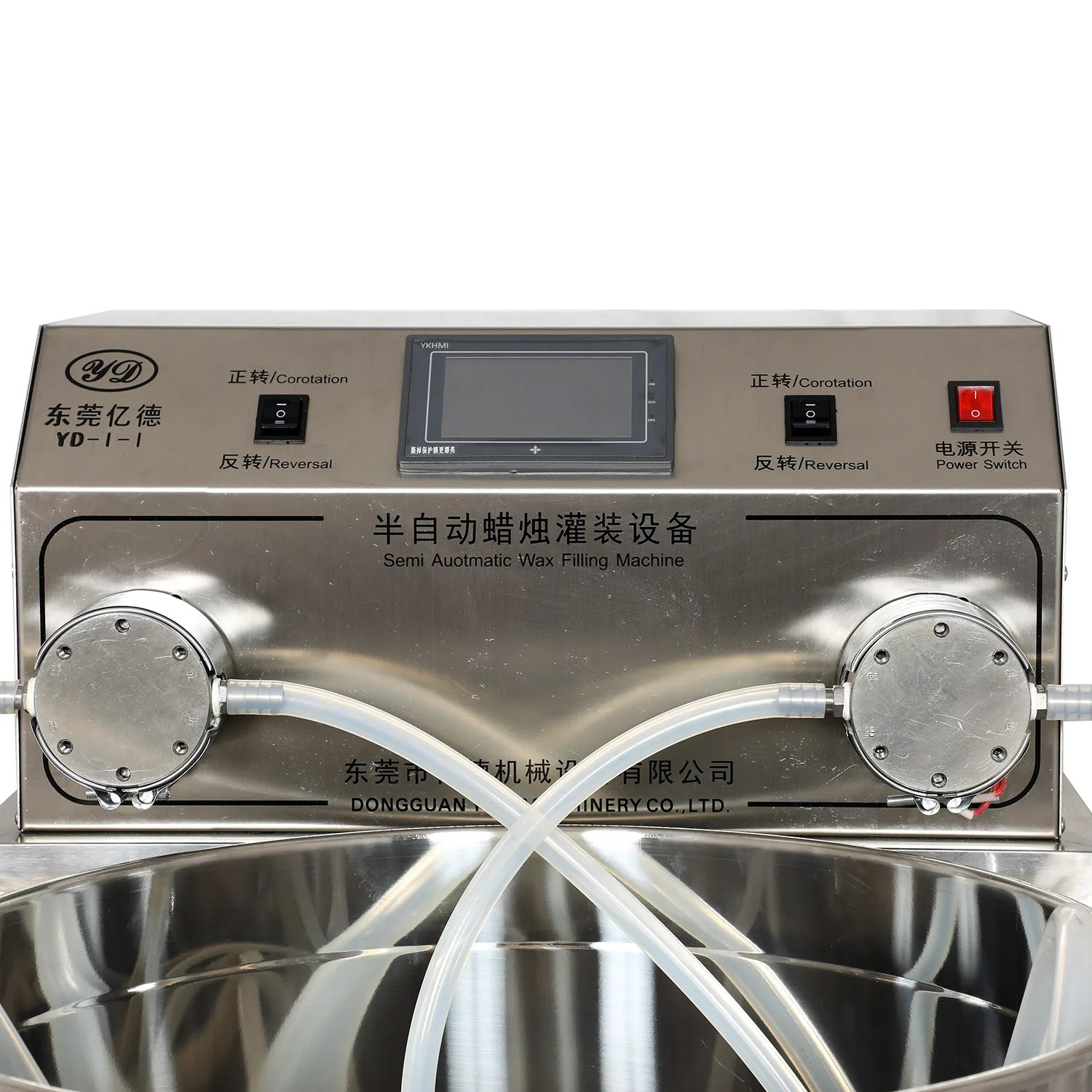 Semi Auto Soy Paraffin Wax Filling Machine Candle Make Machine Coconut Double Pump Honey Small Oil Tealight Cup Pour Equipment