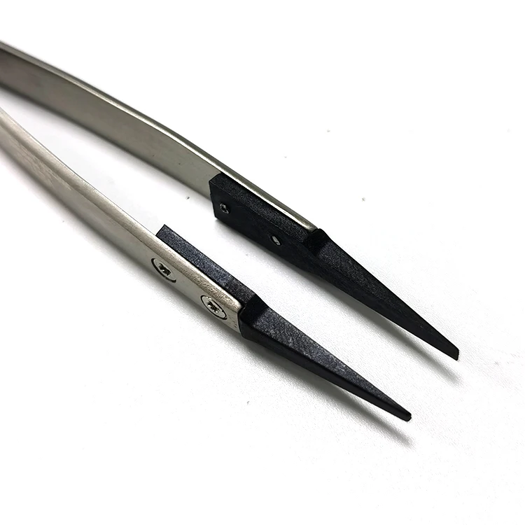 Professional Manufacturer Precision Equipment ESD Antistatic Safe Tweezers for Industrial