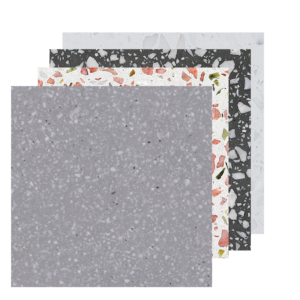 Modern terrazzo stone countertops terrazzo slabs grey terrazzo cement tiles artifical stone Kitchen top