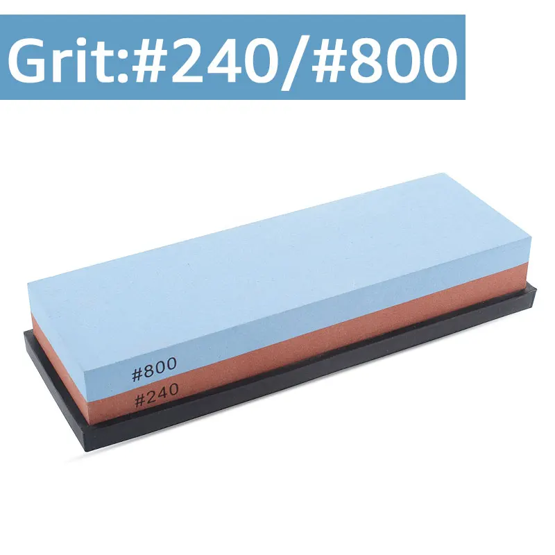 Wholesale Durable Aluminum Oxide Knife Sharpener Silicon Carbide Sharpening Stone Bamboo Base Whetstone Bamboo For Knife