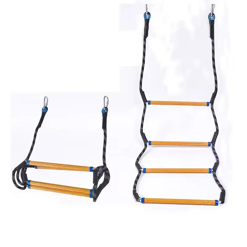 Home Climbing Engineering Aerial Work Ladder Outdoor Round Nylon Soft Escape Ladder